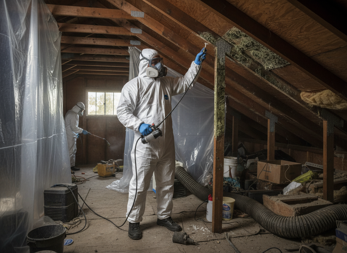 Attic Mold Testing and Removal in Mira Loma, CA