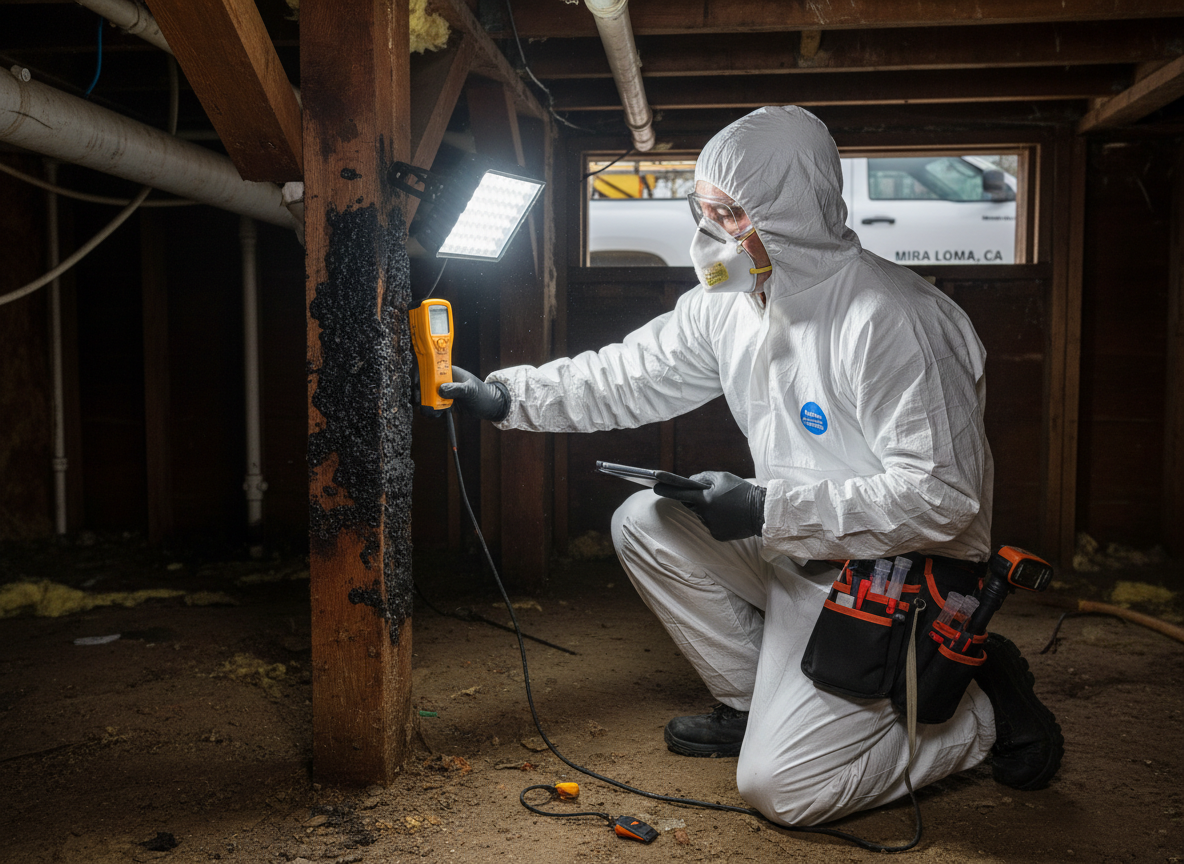 Black Mold Inspection in Mira Loma, CA
