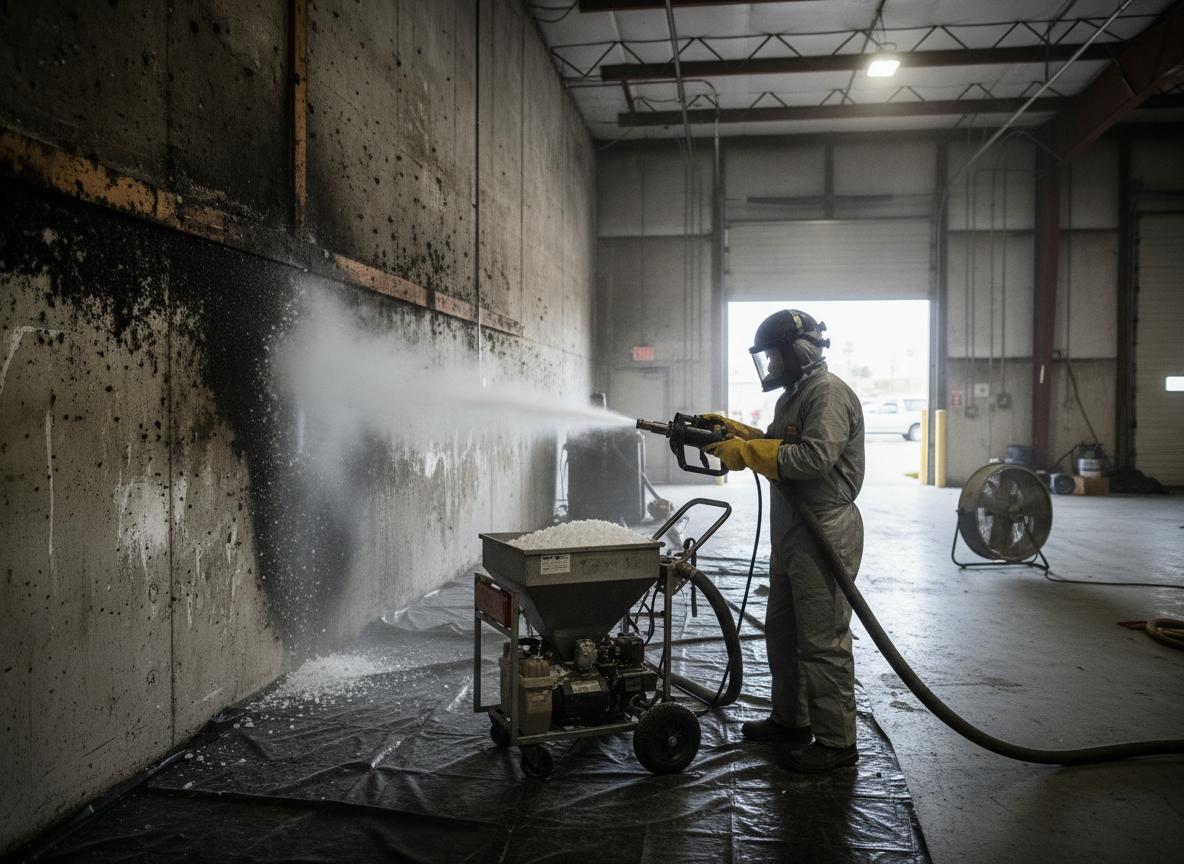 Dry Ice Blasting Mold in Mira Loma, CA