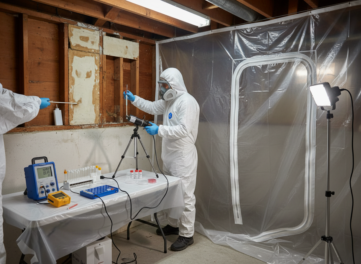 Post Remediation Mold Testing in Mira Loma, CA